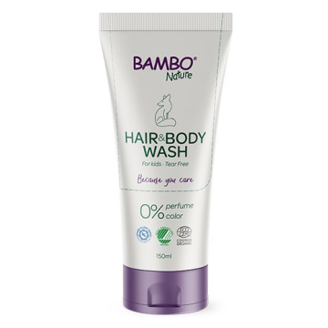 Αφροντούς & Σαμπουάν Bambo Nature Hair & Body Wash, 150ml