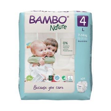 Οικολογικές Παιδικές Πάνες bambo nature 4 (7-14kg L)