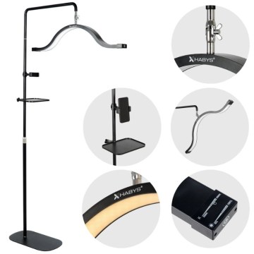 Επαγγελματική Λάμπα Μακιγιάζ & Lash Extensions-Habys VENA Dark 