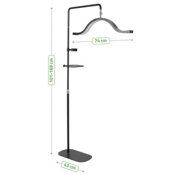 Επαγγελματική Λάμπα Μακιγιάζ & Lash Extensions-Habys VENA Dark 