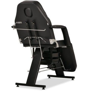 ARIA NERO Beauty Chair fully reclining function with Trays Black Aveno Life
