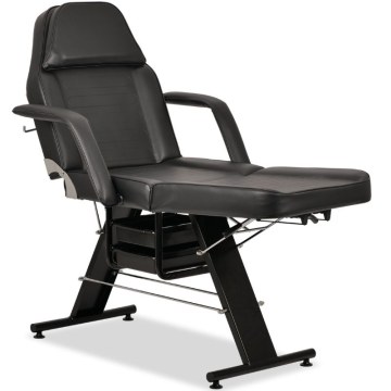 ARIA NERO Beauty Chair fully reclining function with Trays Black Aveno Life