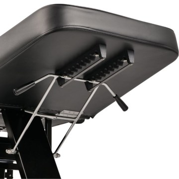 ARIA NERO Beauty Chair fully reclining function with Trays Black Aveno Life