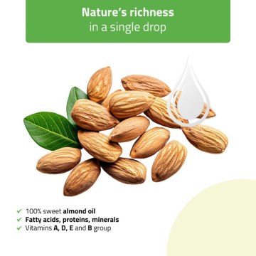 HABYS Nature Sweet Almond Λάδι Μασάζ 500ml με Αντλία