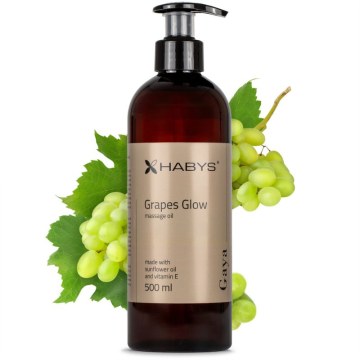Habys Gaya Grapes Glow Λάδι Μασάζ 500ml