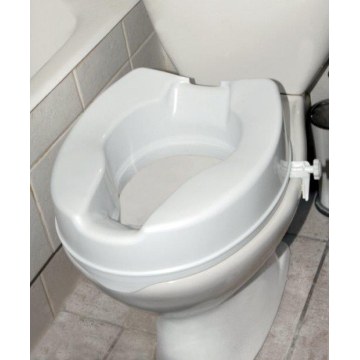 Toilet Seat Riser with Side Clamps 15 cm  Toilet Seat Riser with Side Clamps 15 cm