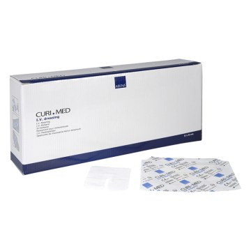 Abena Curi Med I.V. Dressing Αυτοκόλλητο επίθεμα Non woven συγκράτησης φλεβοκαθετήρα 6×8 cm, 100τμχ Abena Curi Med I.V. Dressing Αυτοκόλλητο επίθεμα Non woven συγκράτησης φλεβοκαθετήρα 6×8 cm, 100τμχ