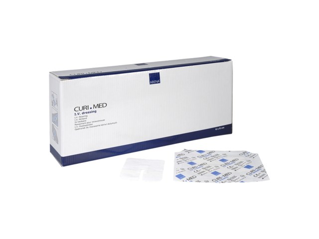 Abena Curi Med I.V. Dressing Αυτοκόλλητο επίθεμα Non woven συγκράτησης φλεβοκαθετήρα 6×8 cm, 100τμχ Abena Curi Med I.V. Dressing Αυτοκόλλητο επίθεμα Non woven συγκράτησης φλεβοκαθετήρα 6×8 cm, 100τμχ