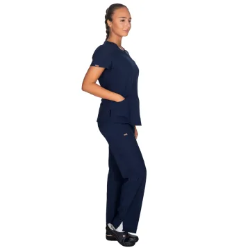 Alezi Women's Medical Scrub – Stretch – Dark Blue Alezi Women's Medical Scrub – Stretch – Dark Blue