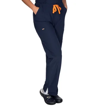 Alezi Women's Medical Scrub – Stretch – Dark Blue Alezi Women's Medical Scrub – Stretch – Dark Blue