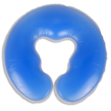 U shape silicone gel pad for massage tables with face rest, blue - HABYS U shape silicone gel pad for massage tables with face rest, blue - HABYS