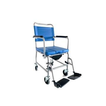 Toilet and Shower Wheelchair with Commode Toilet and Shower Wheelchair with Commode