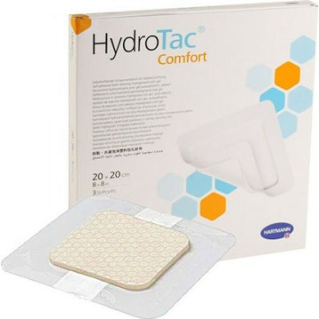 Hartmann HydroTac Comfort  Επίθεμα Υδρογέλης Αφρώδες Αυτοκόλλητο 20x20cm 3τεμ. Hartmann HydroTac Comfort  Επίθεμα Υδρογέλης Αφρώδες Αυτοκόλλητο 20x20cm 3τεμ.