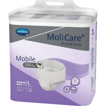 Βρακάκι Ακράτειας Νύχτας Hartmann MoliCare Mobile-Large- 14τεμ. Βρακάκι Ακράτειας Νύχτας Hartmann MoliCare Mobile-Large- 14τεμ.