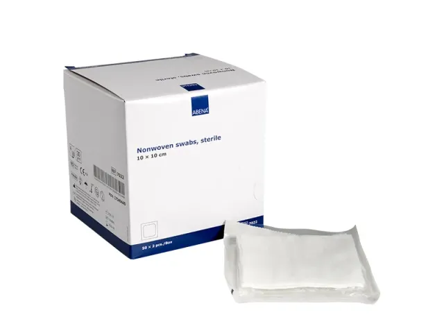 ABENA Επιθέματα Non woven, αποστειρωμένα 4ply, 10x10cm (2τεμ./συσκ), 50συσκ. ABENA Επιθέματα Non woven, αποστειρωμένα 4ply, 10x10cm (2τεμ./συσκ), 50συσκ.