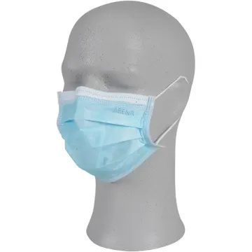 Abena Medical Face Mask,Type IIR, blue 50pc  Abena Medical Face Mask,Type IIR, blue 50pc