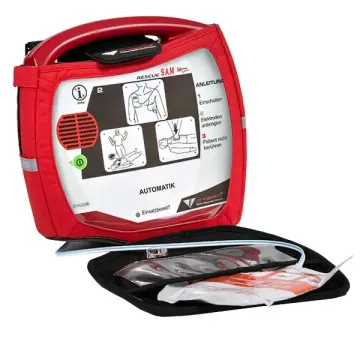 Rescue Sam AED by Progetti Fully Automatic Defibrillator Rescue Sam AED by Progetti Fully Automatic Defibrillator