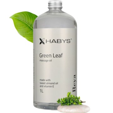 Massage Oil Reya Green Leaf by HABYS, 1000 ml Massage Oil Reya Green Leaf by HABYS, 1000 ml