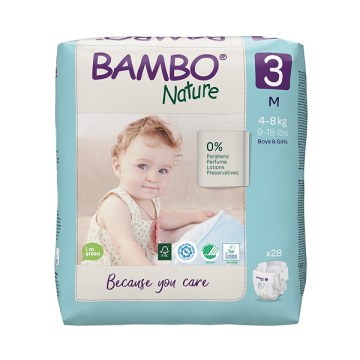 Οικολογικές Παιδικές Πάνες bambonature 3 (4-8kg M) Οικολογικές Παιδικές Πάνες bambonature 3 (4-8kg M)