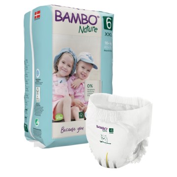 Οικολογική Παιδική Πάνα Βρακάκι Bambo Nature no6 (18+kg) Οικολογική Παιδική Πάνα Βρακάκι Bambo Nature no6 (18+kg)
